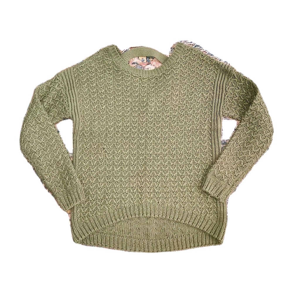 New Look Small Women's Green Pullover Sweater Pilling Granola Girl‎